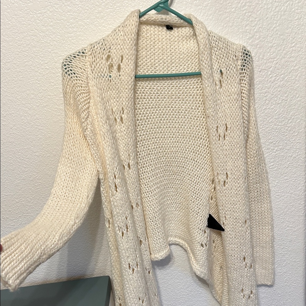 Bebe Cream Knit Women's Sweater